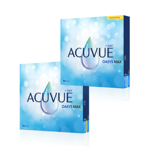 Acuvue Oasys Max 1 Day Multifocal - 90 Pk x 2